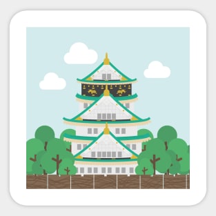 Osaka Castle Sticker